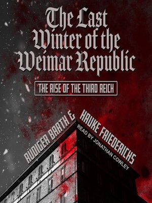 cover image of The Last Winter of the Weimar Republic